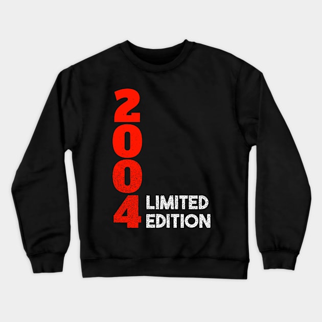 18th Birthday 18 Years 2004 Boys Girl PartyOutfit Crewneck Sweatshirt by NeverTry